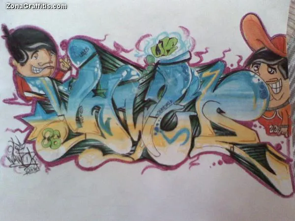 Boceto de wawer - ZonaGraffitis.com - Tu comunidad de Graffiti