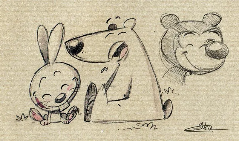 Dibujos de osos a lápiz - Imagui