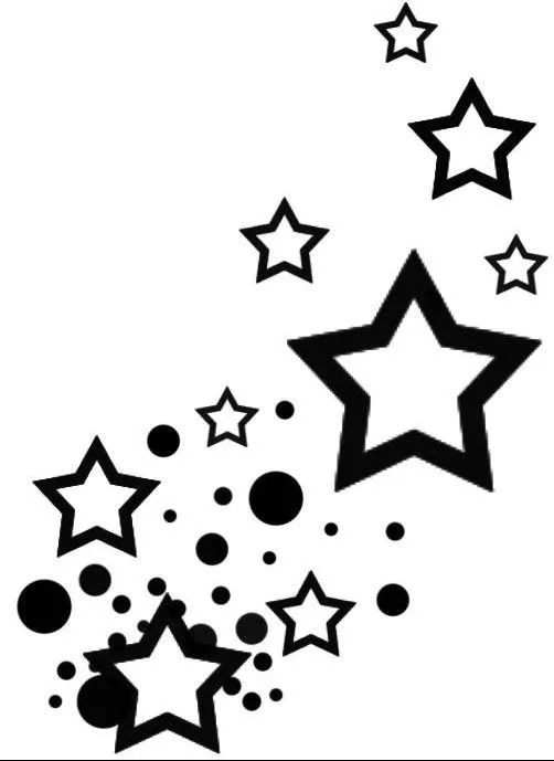 Estrellas dibujos para tatuar - Imagui