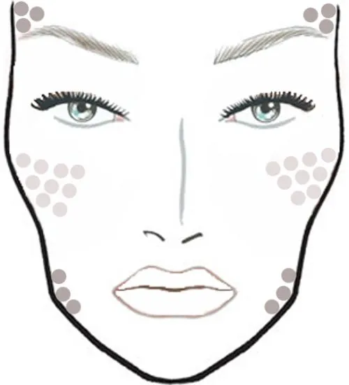 Dibujos de caras para maquillaje - Imagui