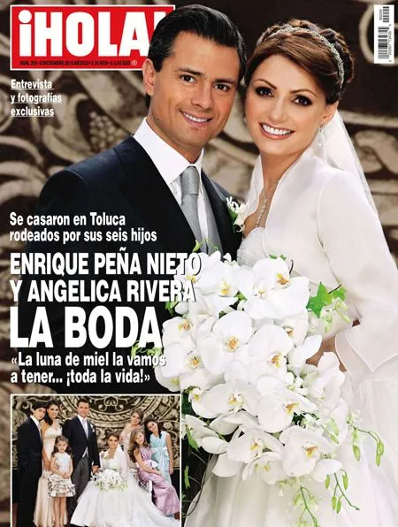 La boda de Angelica Rivera en la portada de ¡Hola! : Para Todos La boda de Angelica Rivera en la portada de ¡Hola! : Para Todos