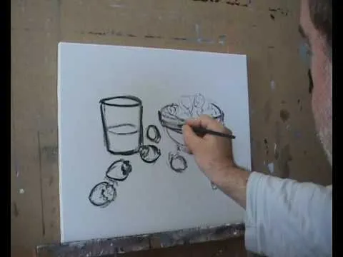 Bodegon 1ªparte Dibujo - YouTube