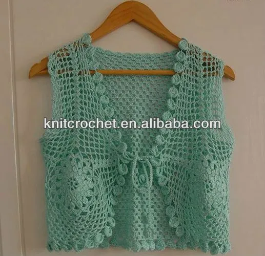 Puntos a crochet para boleros para niñas - Imagui