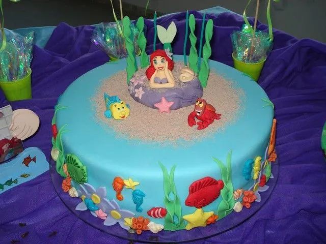 Bolo Ariel Pequena Sereia - little mermaid cake | Flickr - Photo ...