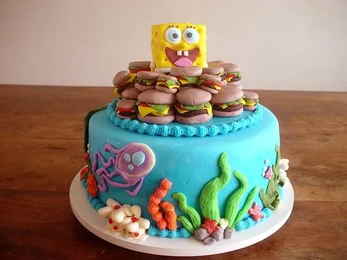 Bolo Bob Esponja! (Sponge Bob Cake!) | Flickr - Photo Sharing!