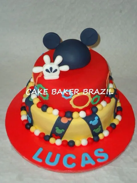 Bolo Mickey Mouse- Mickey Mouse Cake | CakeBakerBrasil