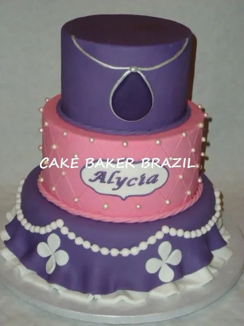 Bolo Princesa Sofia – Princess Sofia Cake | CakeBakerBrasil