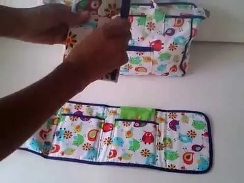 Como hacer una bolsa porta pañales - Imagui