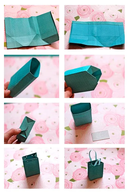 Como hacer bolsa de regalo con molde | para cumpleaños | Pinterest
