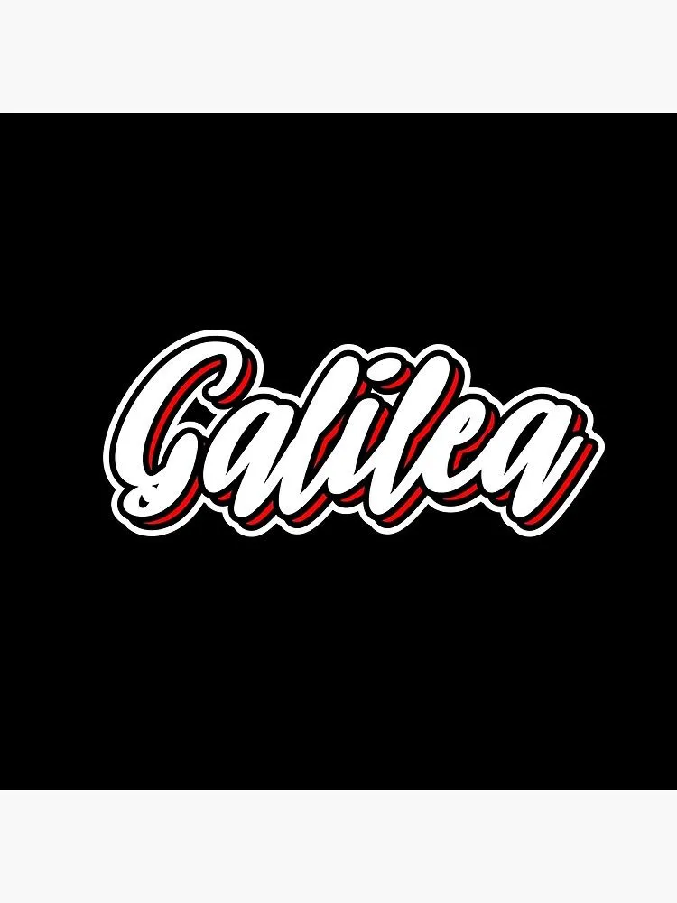 Bolsa de tela con la obra «Nombre de Galilea - diseño de letras a mano» de  sulies | Redbubble