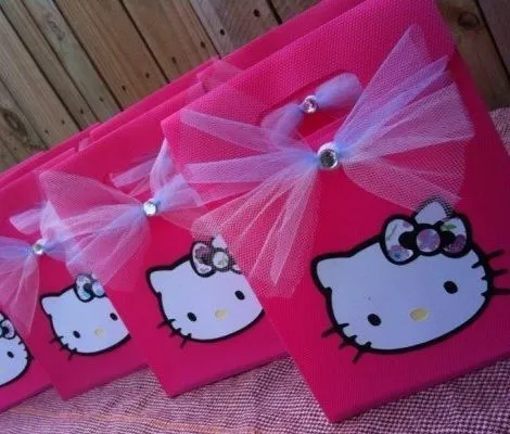 6 Bolsas de cumpleaños de Hello Kitty