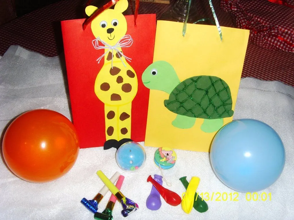 bolsas para fiestas infantiles | Aprender manualidades es facilisimo.