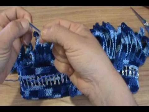 como hacer bolsas tejidas con fichas PlayList