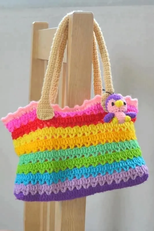 bolsas tejidas on Pinterest | Crochet, Tejido and Free Crochet Bag