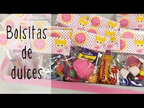 Bolsitas de dulces para fiestas infantiles | Decoración de fiestas ...