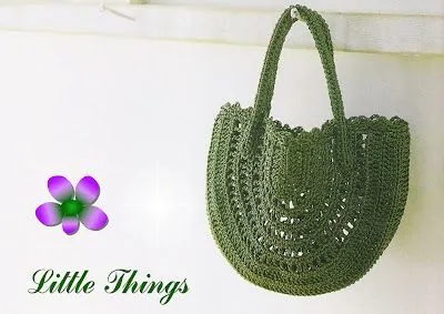Some little things to share ...: Bolso verde