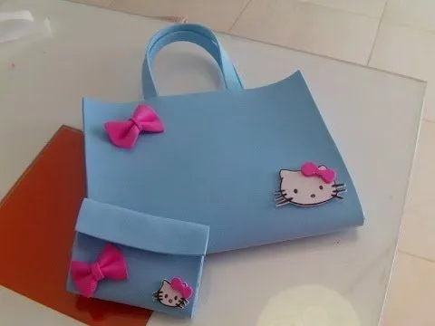 Nuevo bolso de la Hello Kitty de goma eva - YouTube