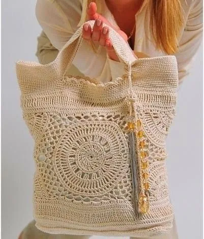 Bolso Mandalas Crochet Patron - Patrones Crochet | tejido ...