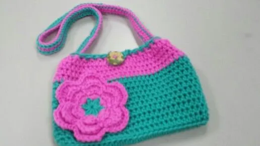 Bolso de crochet Liliflori para niña | Bolsos para niña | Pinterest