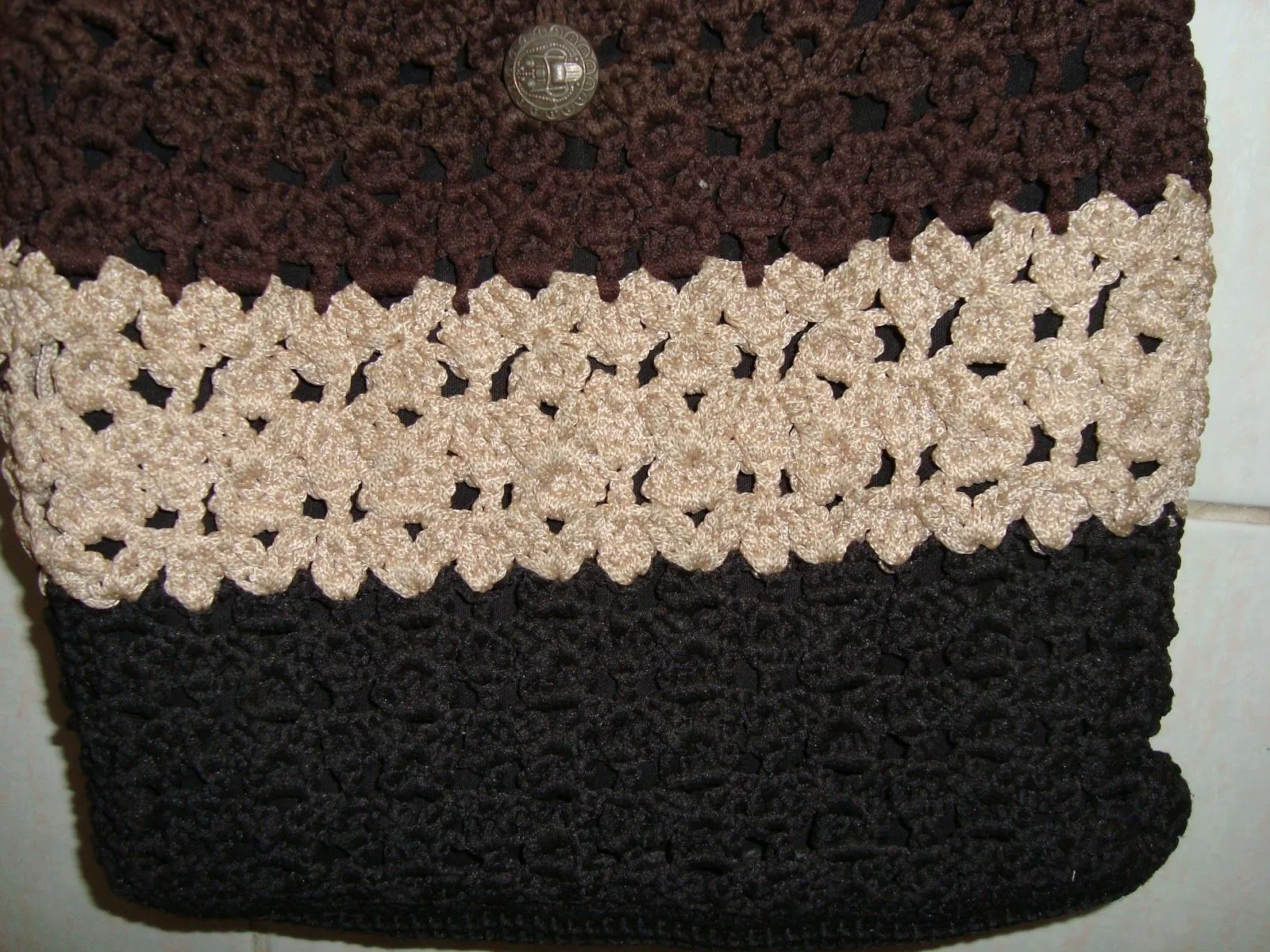 Bolso tejido al crochet patrones - Imagui