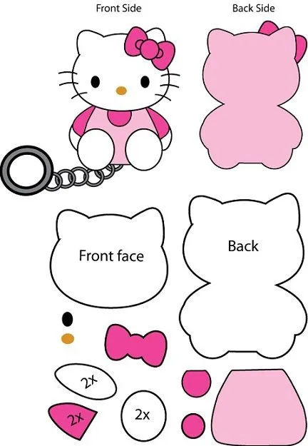 Patrones para una Hello Kitty de peluche - Imagui