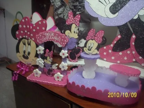Como hacer una bombonera de Minnie Mouse - Imagui