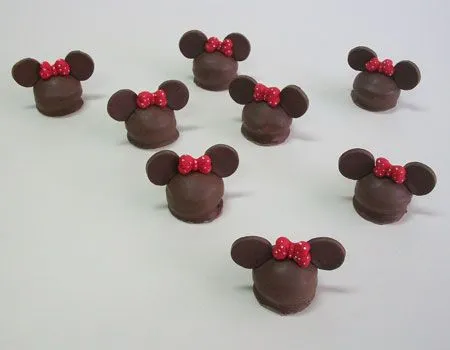 Bombones de Mickey y Minnie - Paso a paso - Fiestas infantiles
