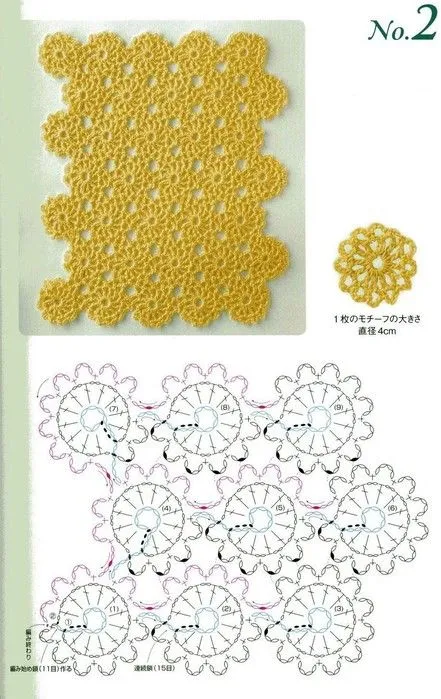 Bonitos puntos en crochet con patrones : cositasconmesh Bonitos puntos en crochet con patrones : cositasconmesh