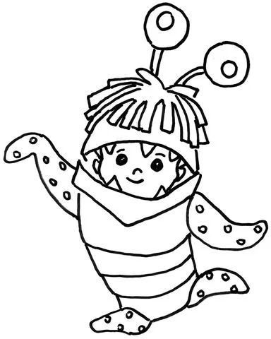 Boo coloring page / picture | Super Coloring