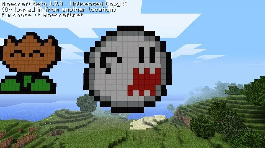 Boo from Mario Bros! Minecraft Project