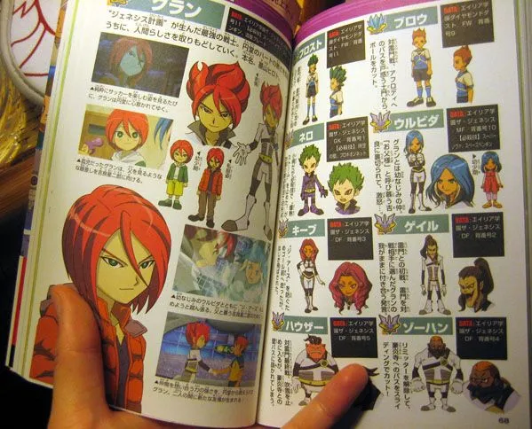 Book Review – Inazuma Eleven All Players Meikan Series « Too Many ...