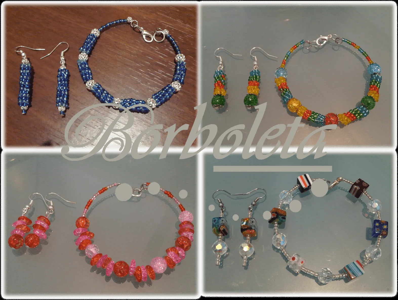 Borboleta Accesorios: Pulseras en mostacillas Borboleta Accesorios: Pulseras en mostacillas