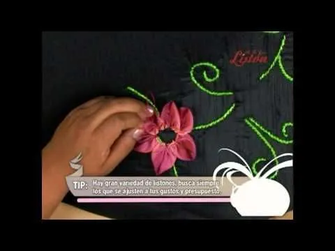 Bordado en Liston: Elegancia floral - YouTube | theu day ruy bang ...