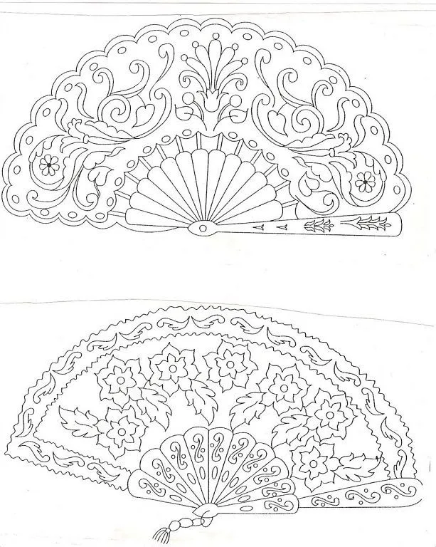 Dibujos bordados sobre tul - Imagui