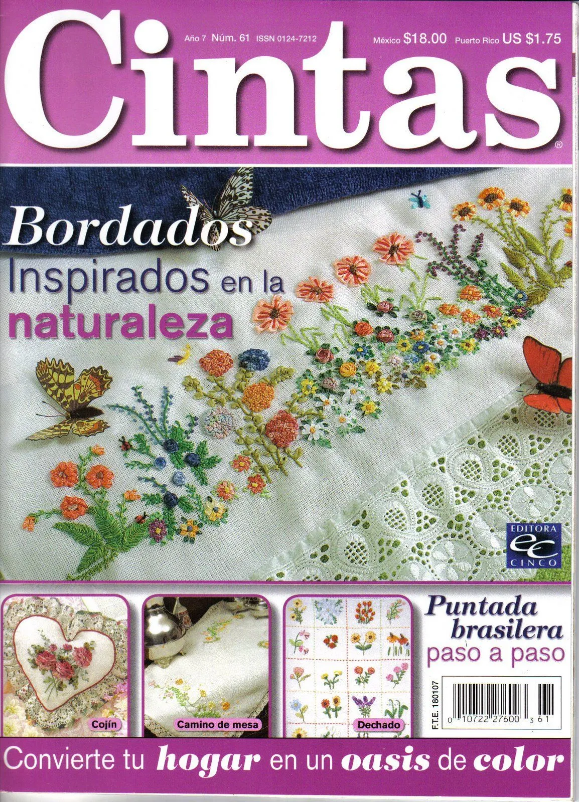 BORDADOS CON CINTAS: toallas, manteles, cojines…para Luisa ...