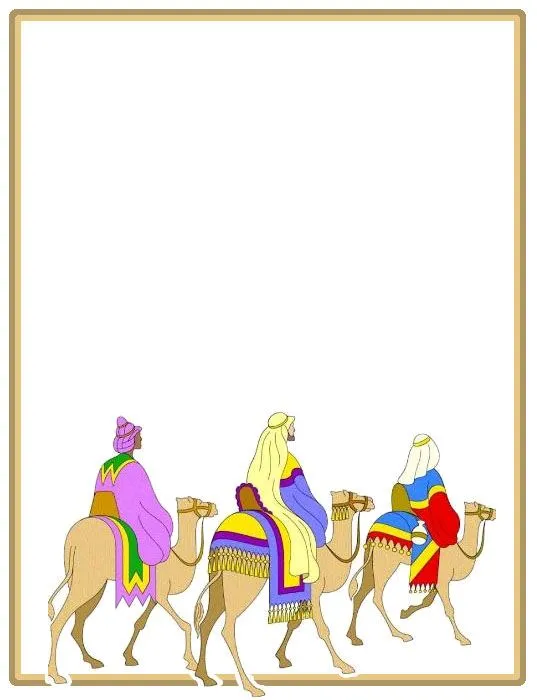 Bordes Decorativos: Bordes decorativos de Carta a los Reyes Magos ...