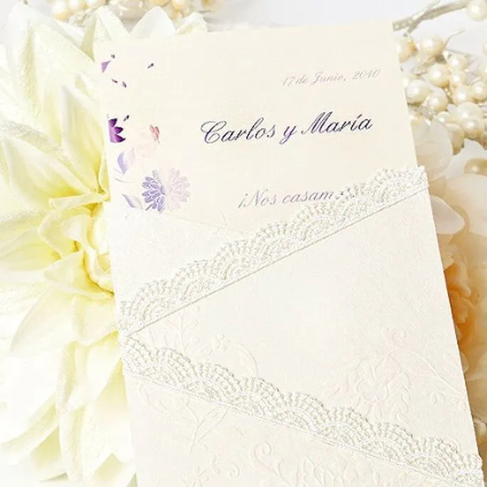 Invitaciones de bodas clásicas, las que nunca pasan de moda