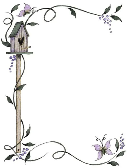 Marcos y bordes decorativos de flores - Imagui