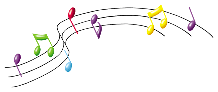 Bordes y marco de notas musicales - Imagui