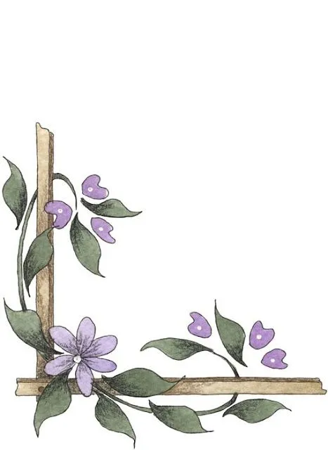 Bordes de página de flores - Imagui