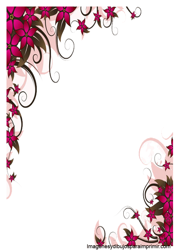 Flores para bordes animados - Imagui