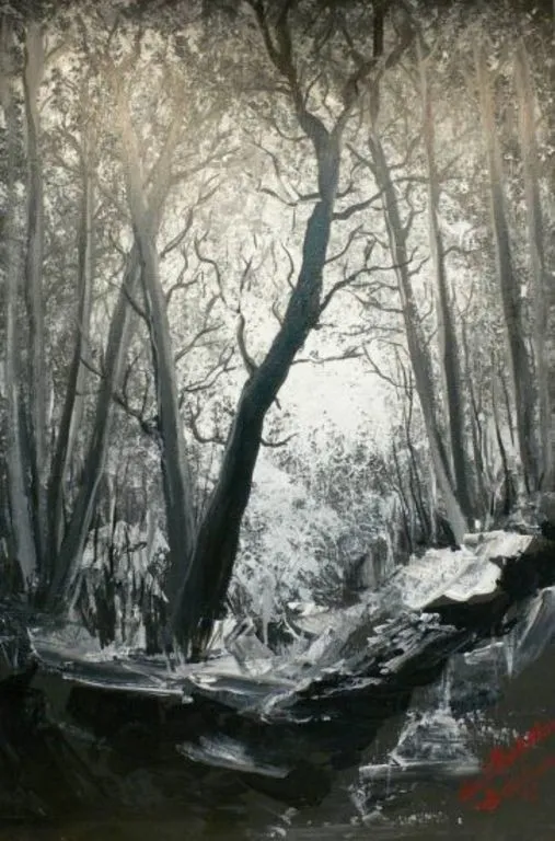 bosque oscuro Hector Osvaldo Huertas Sebelevsky - Artelista.com
