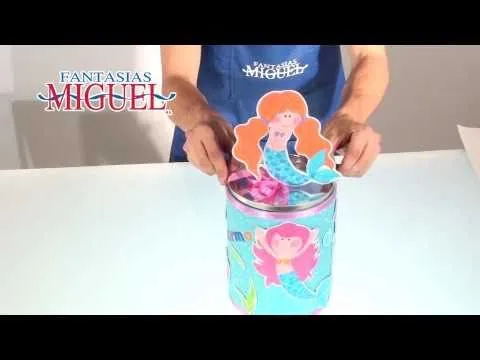 Como hacer un Bote con Sirenita - YouTube