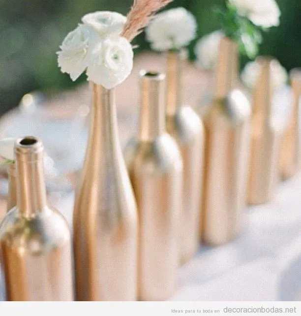 Botellas | Decoración bodas
