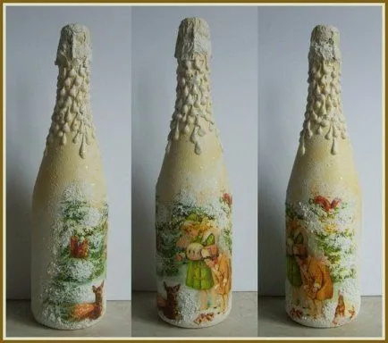 Botellas decoradas con servilletas - Imagui