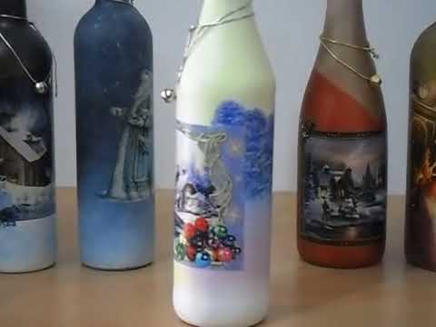 Botellas decoradas - YouTube