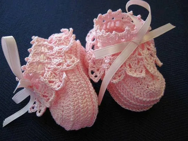 Botines bebe, tejidos a crochet | crochet | Pinterest