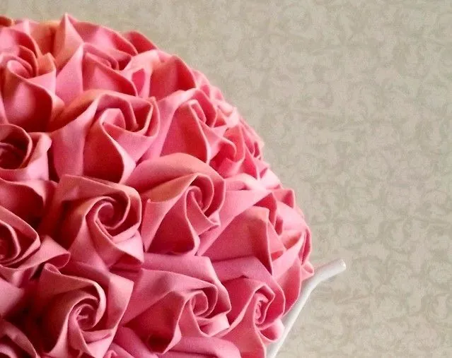 botões de rosa em origami | Flickr - Photo Sharing!