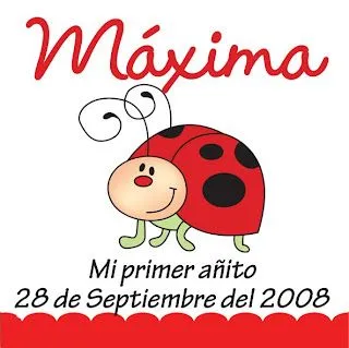 Tarjeta de invitación a cumpleaños de vaquita de san antonio - Imagui