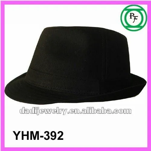 Bowler sombrero de moda para hombre negro sombreros-Sombreros de ...